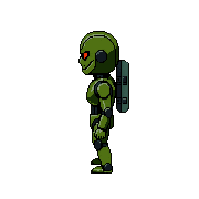 West — free pixel art sprite from Runner Characters Warmech