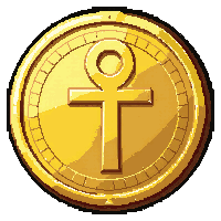 Bronze  Ankh — free pixel art sprite from Runner Coins