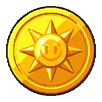 Bronze  Sun Face — free pixel art sprite from Runner Coins