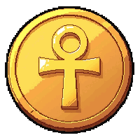 Copper  Ankh — free pixel art sprite from Runner Coins