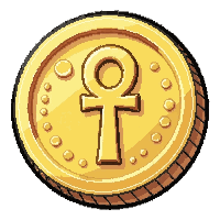 platinum  ankh