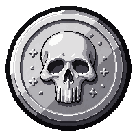platinum  skull