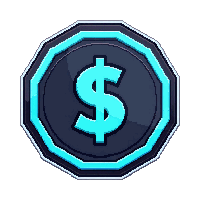 credit chip money  electric blue lit