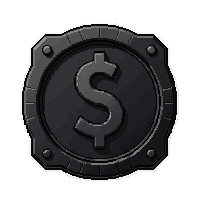 credit chip money  matte black covert