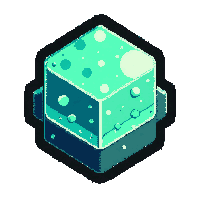 Data Shard Crystal  Prototype Unmarked — free pixel art sprite from Runner Cyberpunk Gear