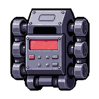 Emp Mine Device Mass Produced Basic — free pixel art sprite from the Runner Cyberpunk Gear collection, transparent PNG