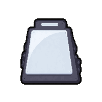 Signal Jammer Box  Corporate Clean White — free pixel art sprite from the Runner Cyberpunk Gear collection, transparent PNG