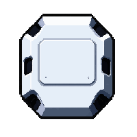 Adrenaline Pump  White Medical Clean — free pixel art sprite from Runner Cyberpunk Implants