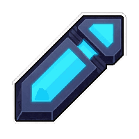 arm blade retractable neon blue glowing