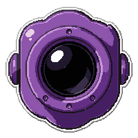 cybernetic eye lens purple street custom