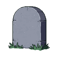 gravestone  simple plain