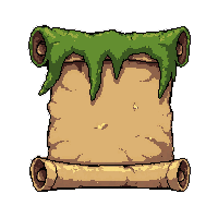 rolled scroll  moss covered ancient