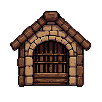 small bird cage  medieval style