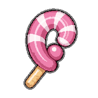 candy cane  fresh and shiny