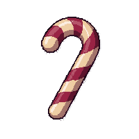 candy cane  pixel perfect simple