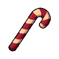 candy cane  stylized cute
