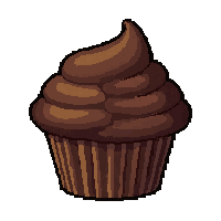 chocolate cupcake  fresh and shiny