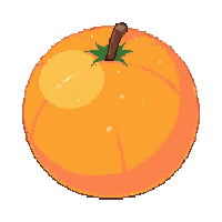 orange citrus  wrapped in paper