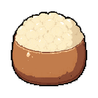 rice ball  stylized cute