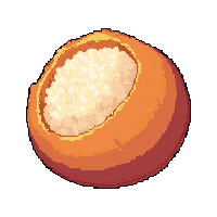 rice ball  with a bite taken out