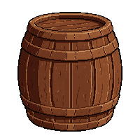 barrel storage rustic farmhouse