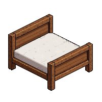 bed four poster broken ruined