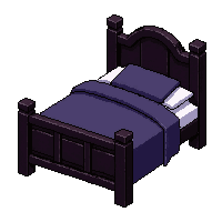 bed four poster dark gothic
