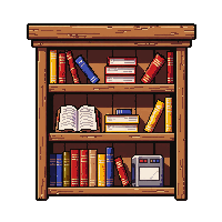 bookshelf full rustic farmhouse