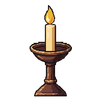 candelabra tall magical enchanted