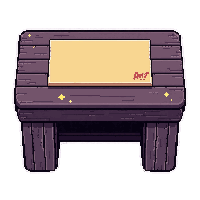 desk writing magical enchanted