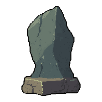 Statue Stone Elven Nature — free pixel art sprite from the Runner Furniture collection, transparent PNG