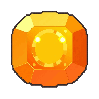 amber orange  cushion cut