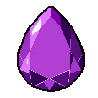 Amethyst Purple  Pear Cut — free pixel art sprite from Runner Gems