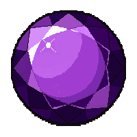 amethyst purple  round brilliant cut