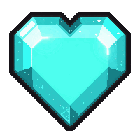 aquamarine cyan  heart shape cut