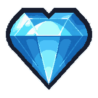 diamond clear  heart shape cut