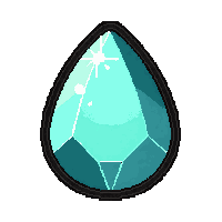 diamond clear  teardrop cut