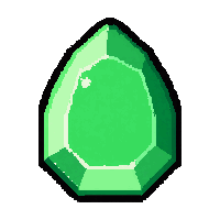 emerald green  pear cut