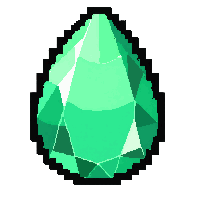 emerald green  teardrop cut
