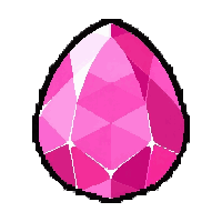 rose pink  pear cut