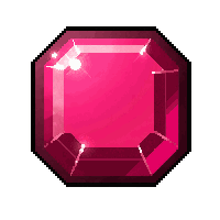ruby red  princess square cut