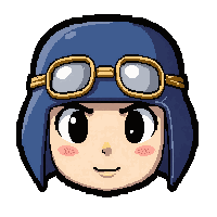 aviator goggles hat  deep blue