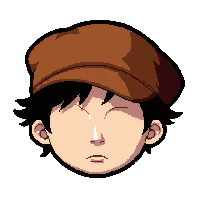 beret artist hat  rusty brown