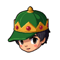 crown golden royal  forest green