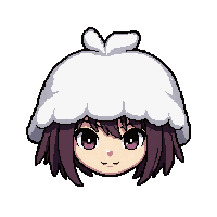 feathered cap  pure white