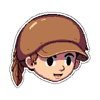 feathered cap  rusty brown