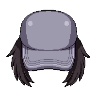 feathered cap  silver grey