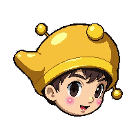 jester bells hat  golden yellow
