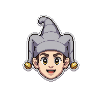 jester bells hat  pure white