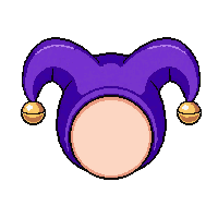 jester bells hat  royal purple
